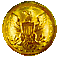Gold Staff Officer's Coat Button