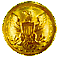 Gold Staff Officer's Coat Button